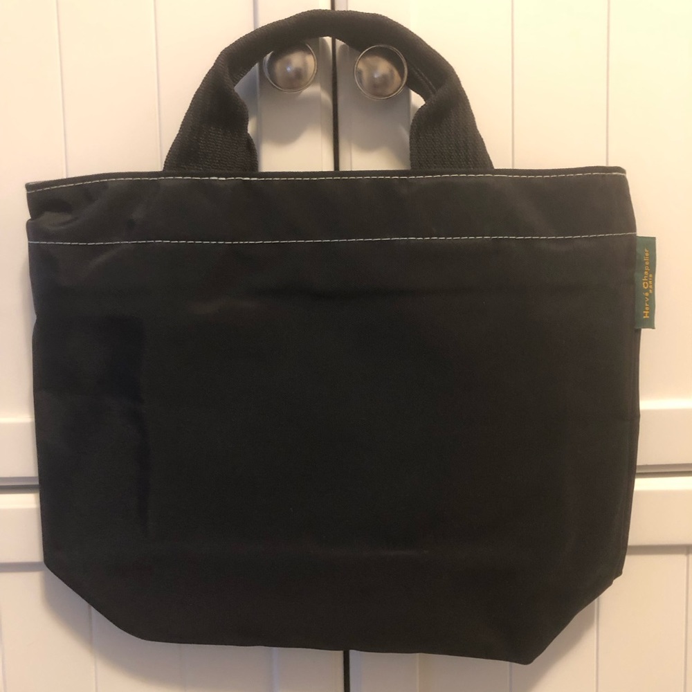 Herve Chapelier Paris Black Tote Bag